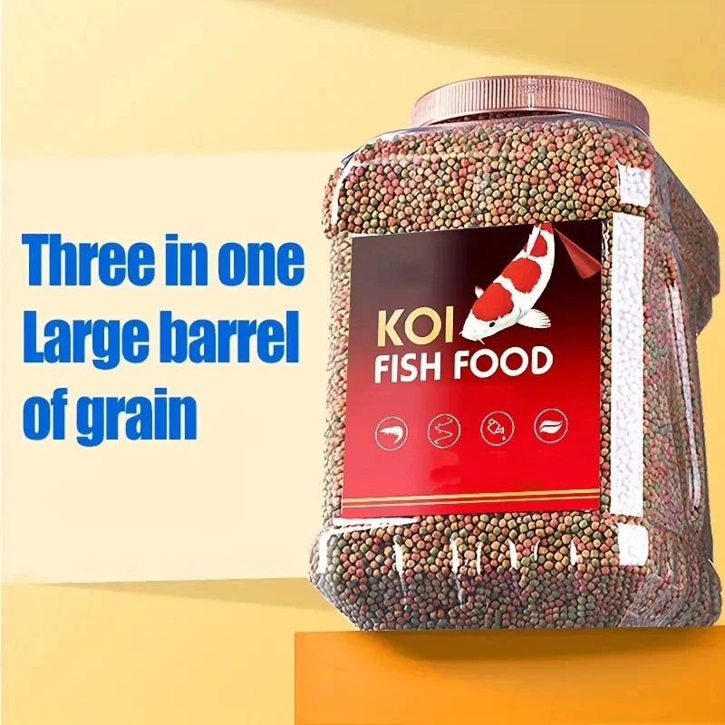 Goldfish Variety Pellets, Colored Granular Fish Grain Diet