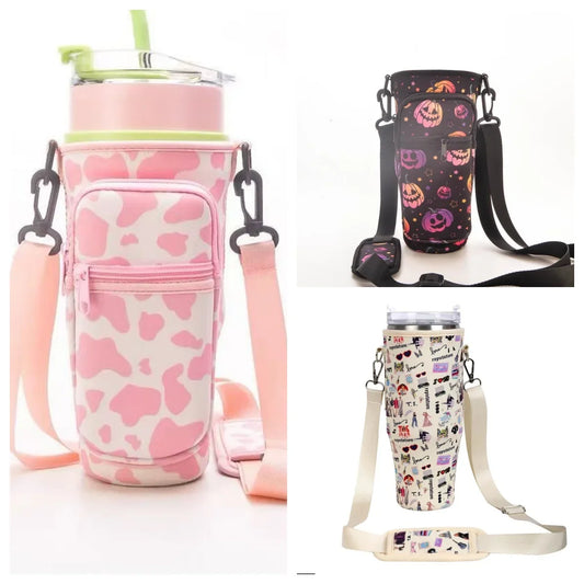 40oz Stanley Water Bottle Carrier Bag With Adjustable Strap