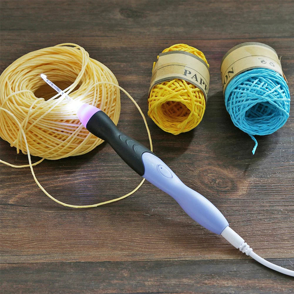 Crochet Needle ABS Plastic Change Head Circular Knitting Needle Set Sweaters Woven Tools DIY Hand Sewing Household Accessories