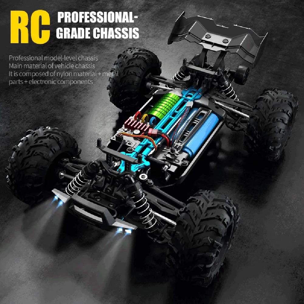 Teeggi 16101 Pro 1to16 High Speed 4WD RC Car With LED Lights