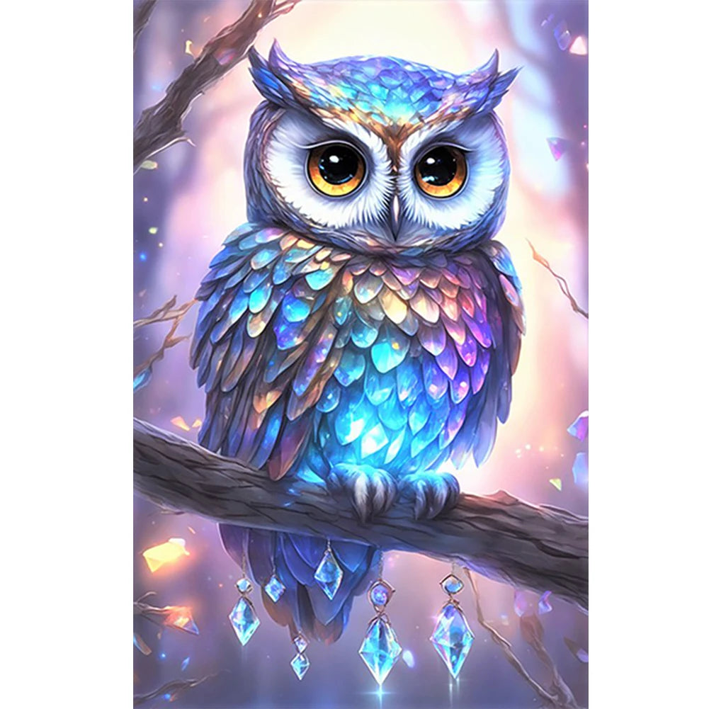 5D DIY Full Round Drill Diamond Painting Animal Kit Gift