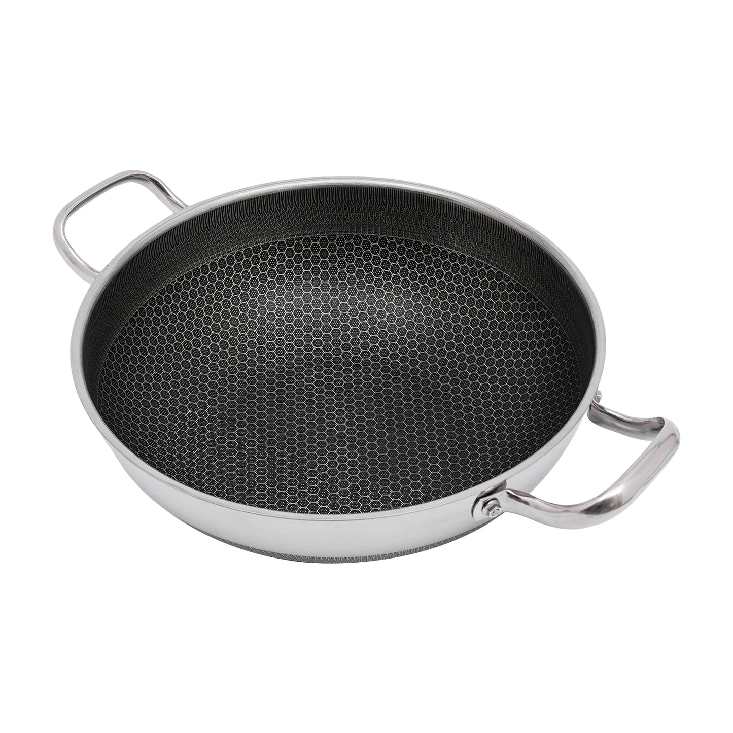 Stainless Steel Nonstick Frying Pan 12.6 Inch Fast Heat