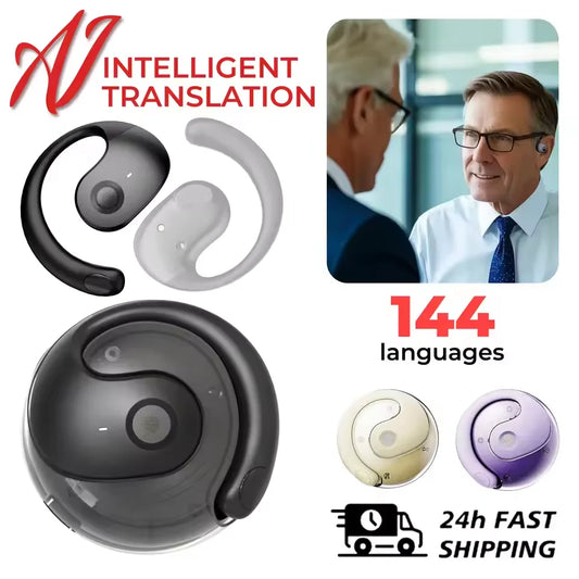 Wireless Bluetooth AI Translation Earbuds 144 Languages