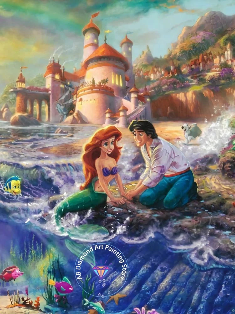 Disney Princess Castle AB Diamond Painting Kit 5D DIY