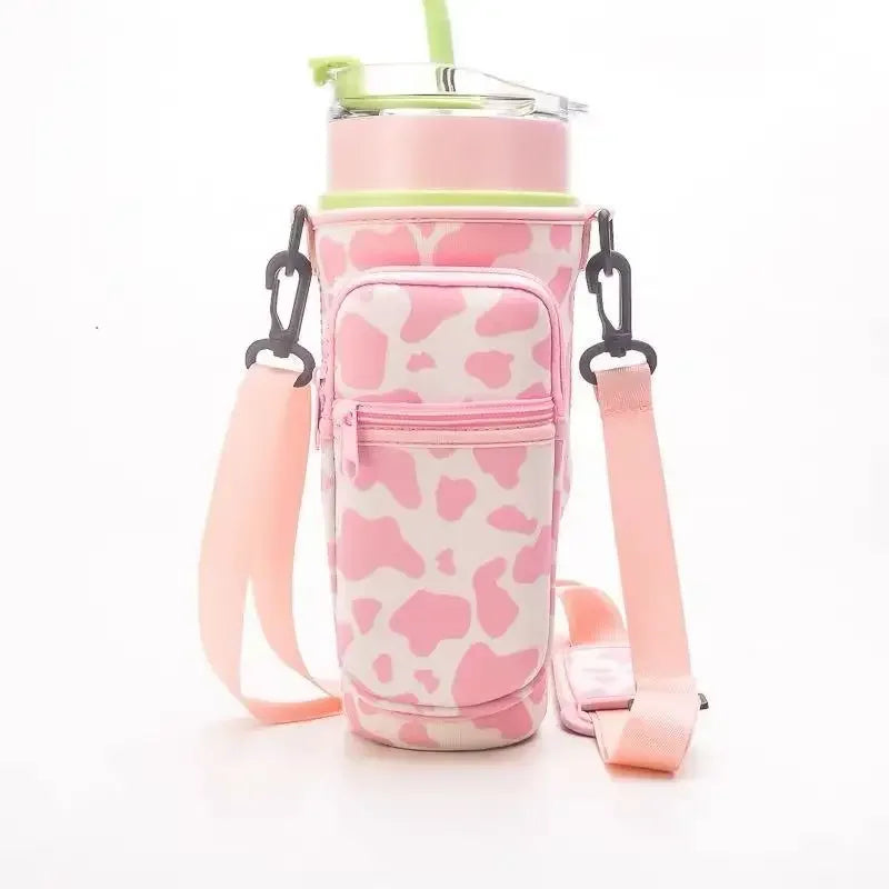 40oz Stanley Water Bottle Carrier Bag With Adjustable Strap
