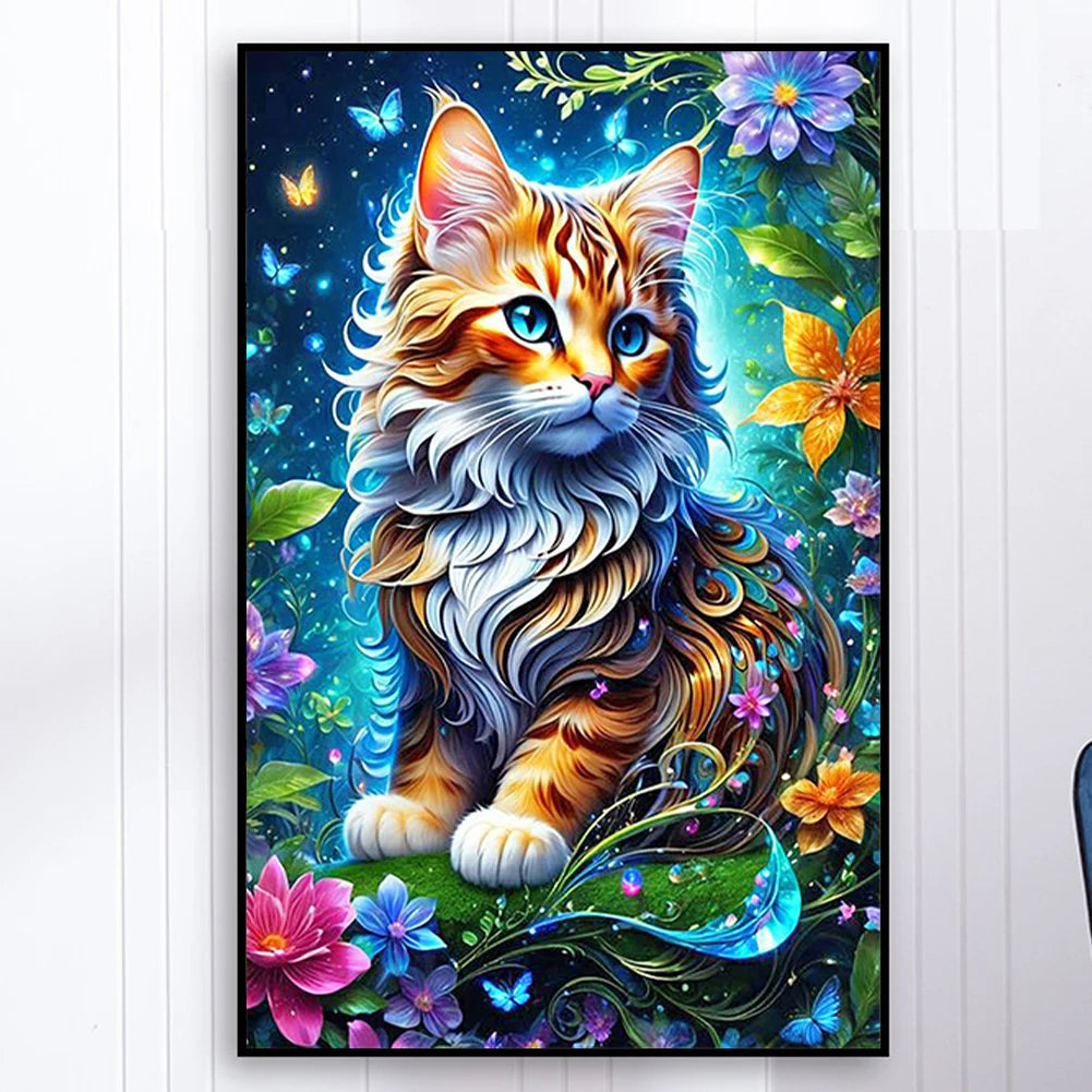 5D DIY Full Round Drill Diamond Painting Animal Kit Gift