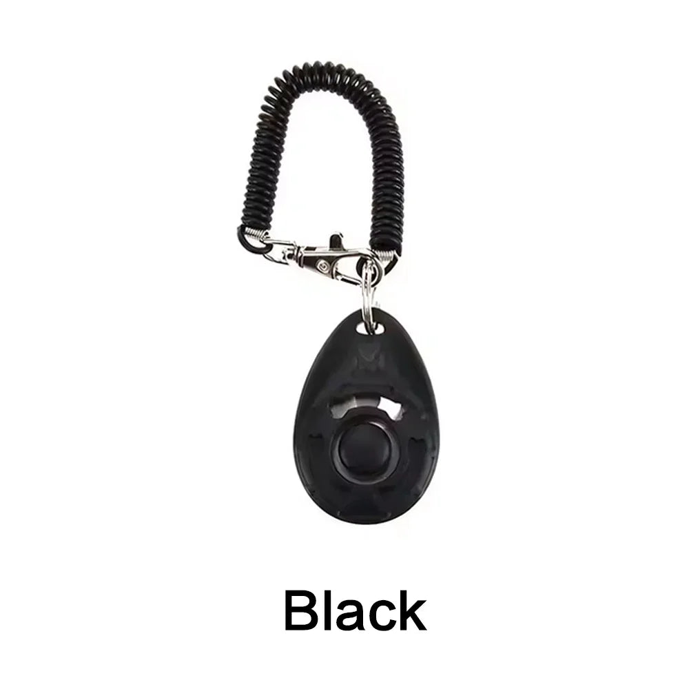 JJYY Solid Color Adjustable Pet Training Clicker Whistle