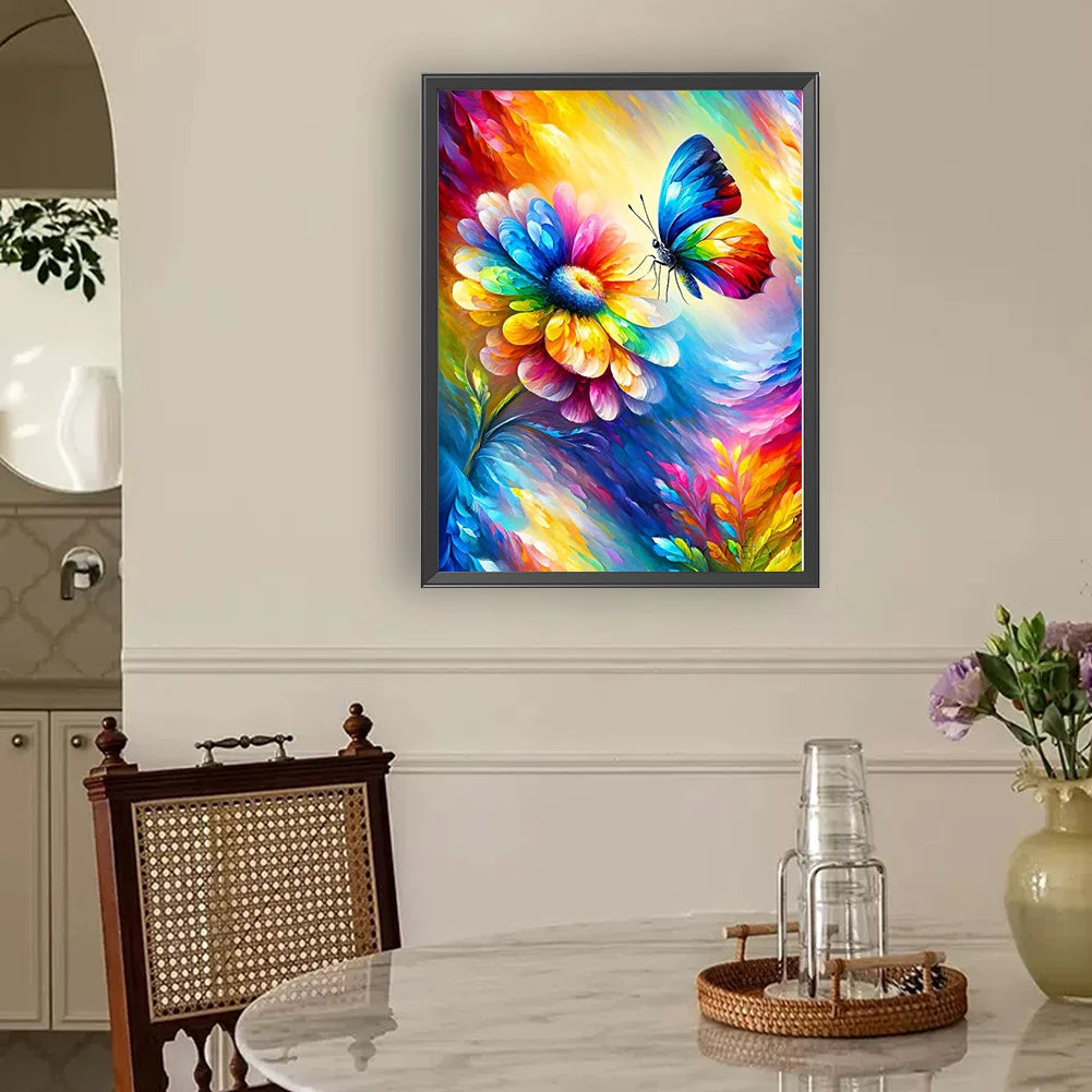 5D DIY Full Round Drill Diamond Painting Animal Kit Home Decor Art Craft 30x40cm