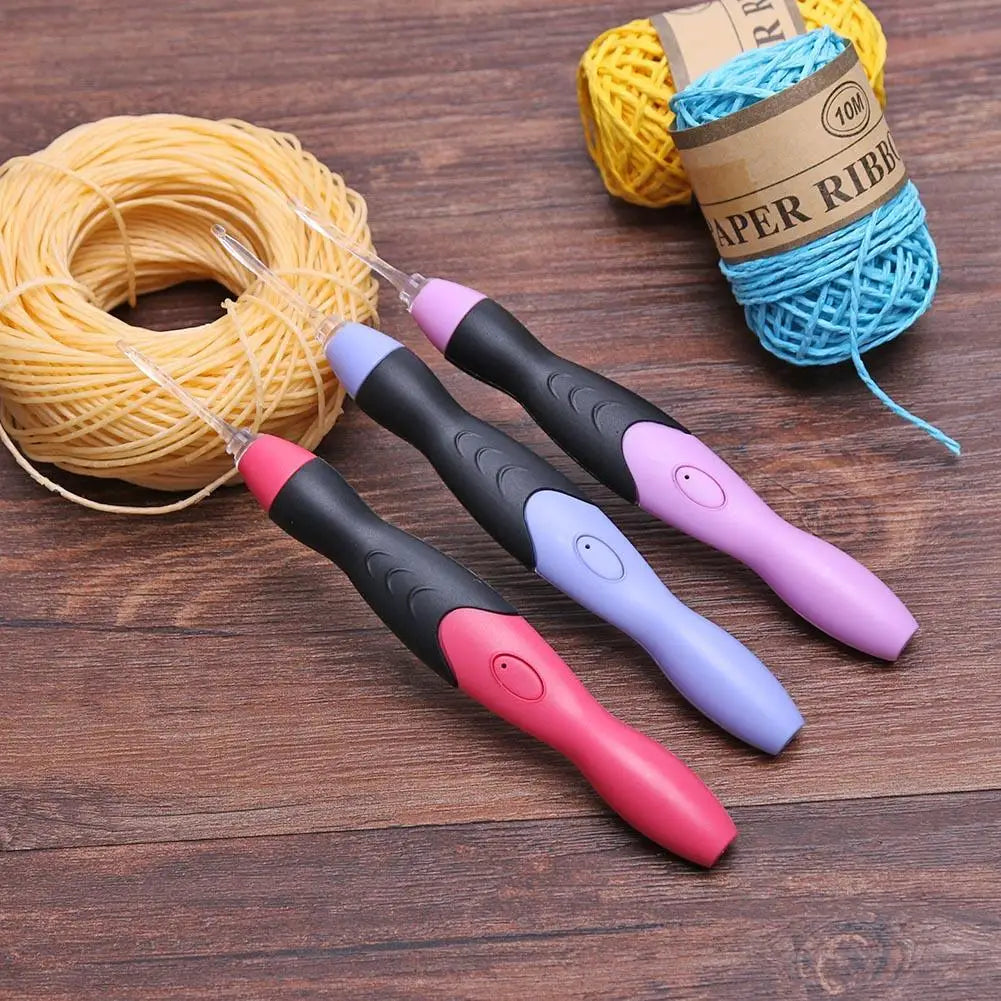 Crochet Needle ABS Plastic Change Head Circular Knitting Needle Set Sweaters Woven Tools DIY Hand Sewing Household Accessories