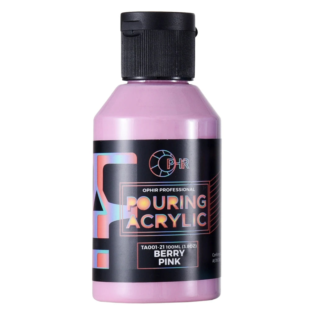 OPHIR 100ML/Bottle Varnish Glossy Gel Topcoat for Pouring Acrylic Paint Artist DIY Art Supplies TA004