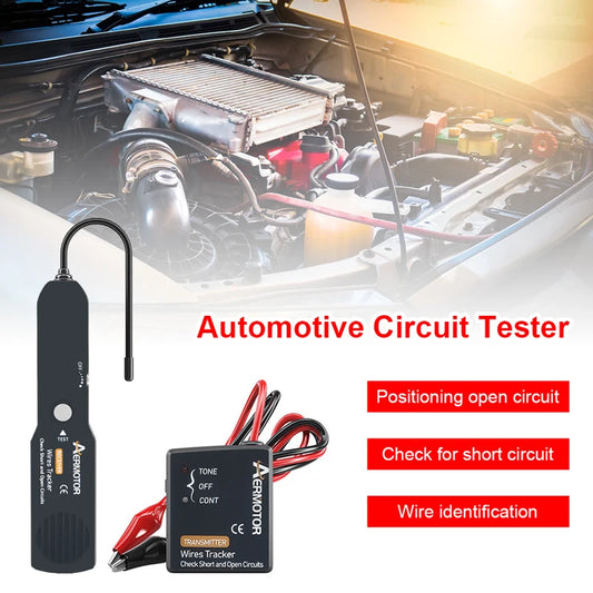 Aermotor Automotive Short Cable Tracker Open Wire Finder Same as EM415PRO Universal 6-42V DC Find Car Short Circuit Wire