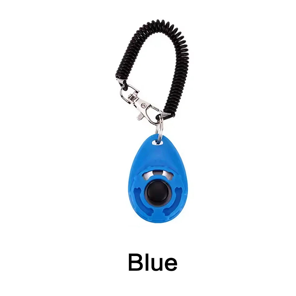 JJYY Solid Color Adjustable Pet Training Clicker Whistle