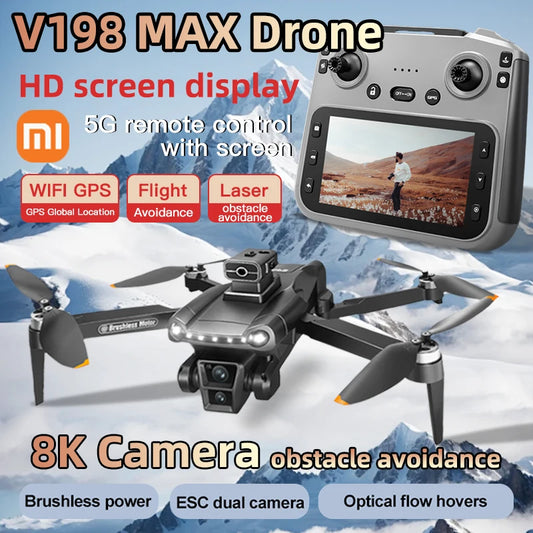 Xiaomi V198MAX GPS Drone 8K Dual Camera 5G WiFi Foldable