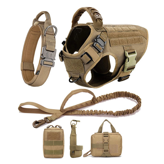Large Dog Harness And Leash Set Pet German Shepherd Malinois
