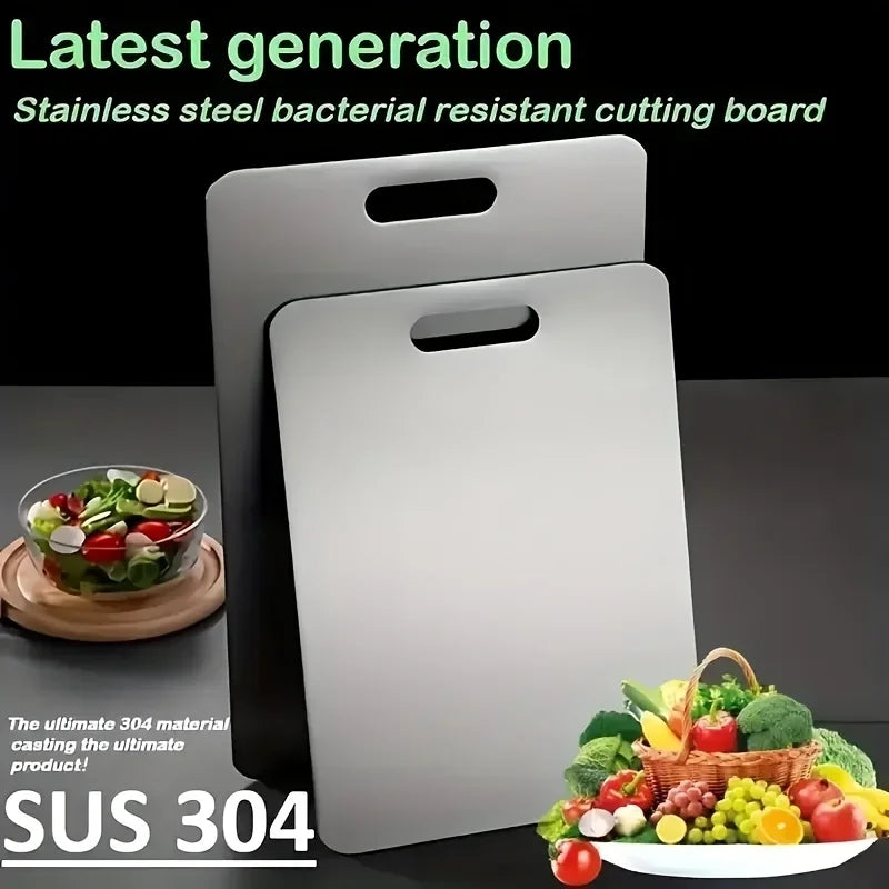 304 Stainless Steel Double Sided Cutting Board 46x30CM