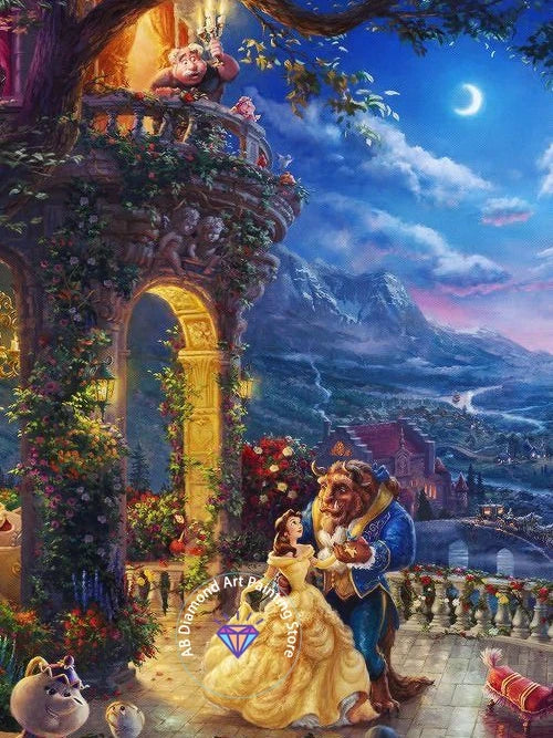 Disney Princess Castle AB Diamond Painting Kit 5D DIY