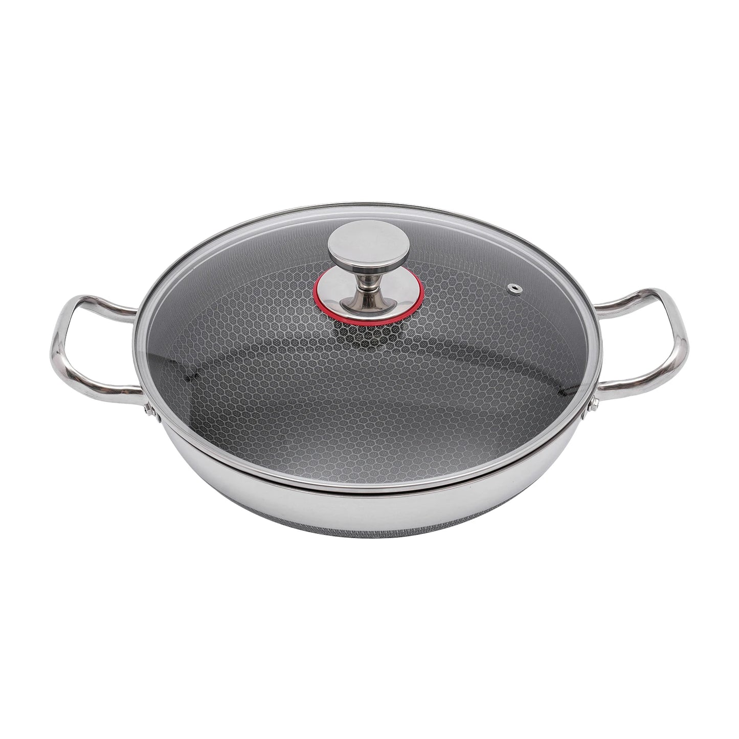 Stainless Steel Nonstick Frying Pan 12.6 Inch Fast Heat