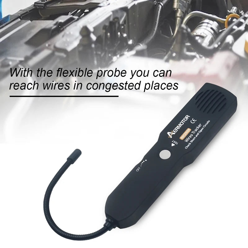 Aermotor Automotive Short Cable Tracker Open Wire Finder Same as EM415PRO Universal 6-42V DC Find Car Short Circuit Wire