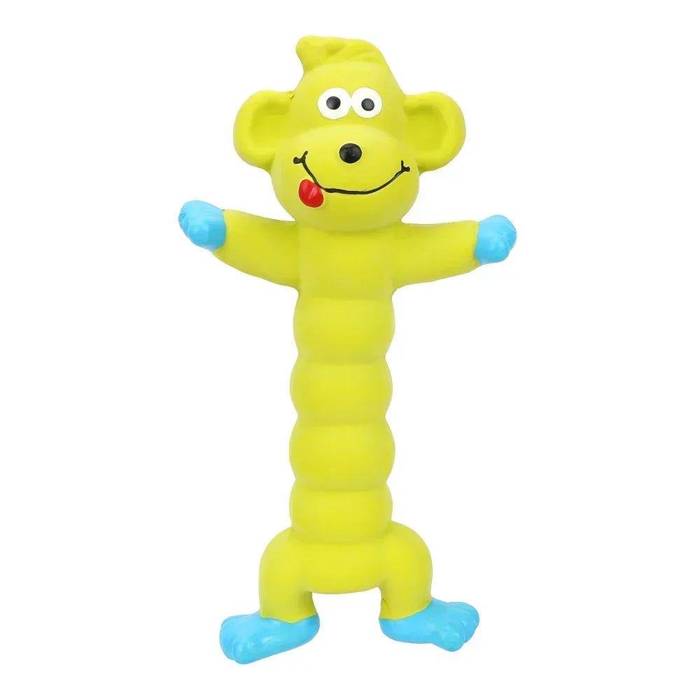 Cute Animal Shape Rubber Squeaky Toy for Dogs and Cats