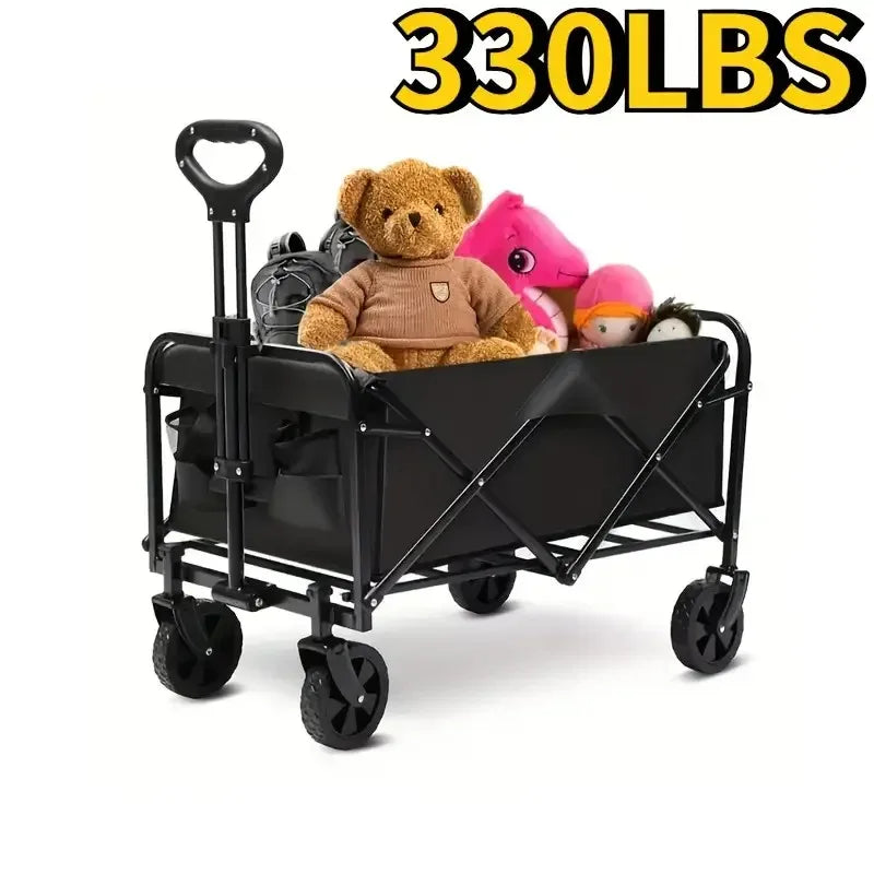 Wagon Cart Foldable Heavy Duty Utility Cart for Groceries