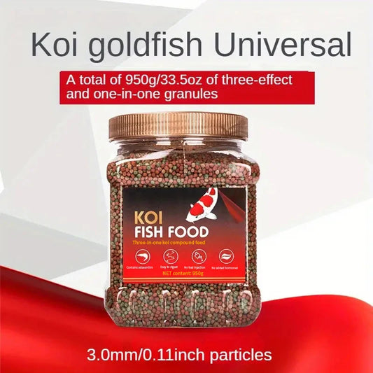 Goldfish Variety Pellets, Colored Granular Fish Grain Diet